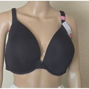 Cacique the modern collection black Boost Plunge Bra Size 50C